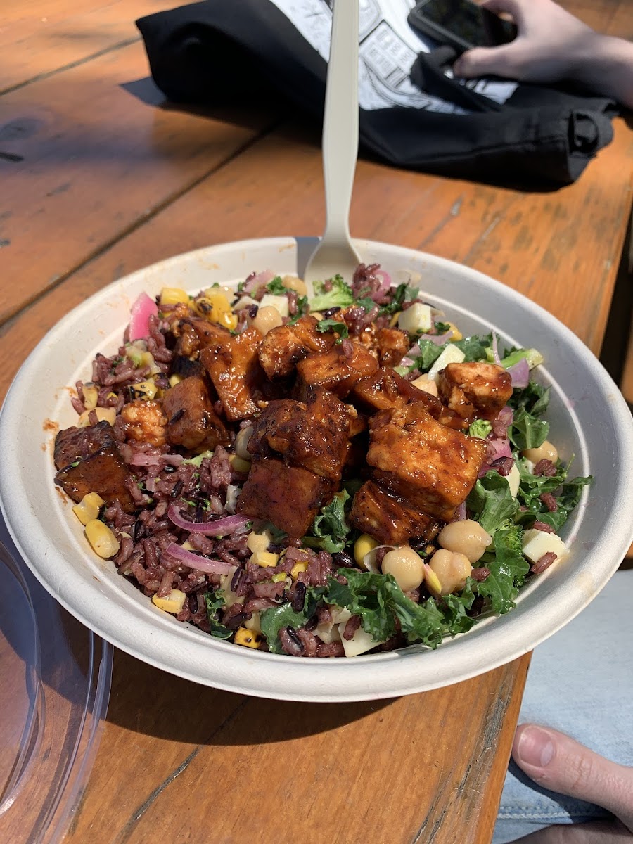 Bbq tofu bowl!