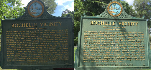 ROCHELLE VICINITY   Colonel Daniel Newnan led a troop of the Georgia militia on a raid into the are in September 1812 in an attempt to annex Floirda to the United States in the War of 1812.The...