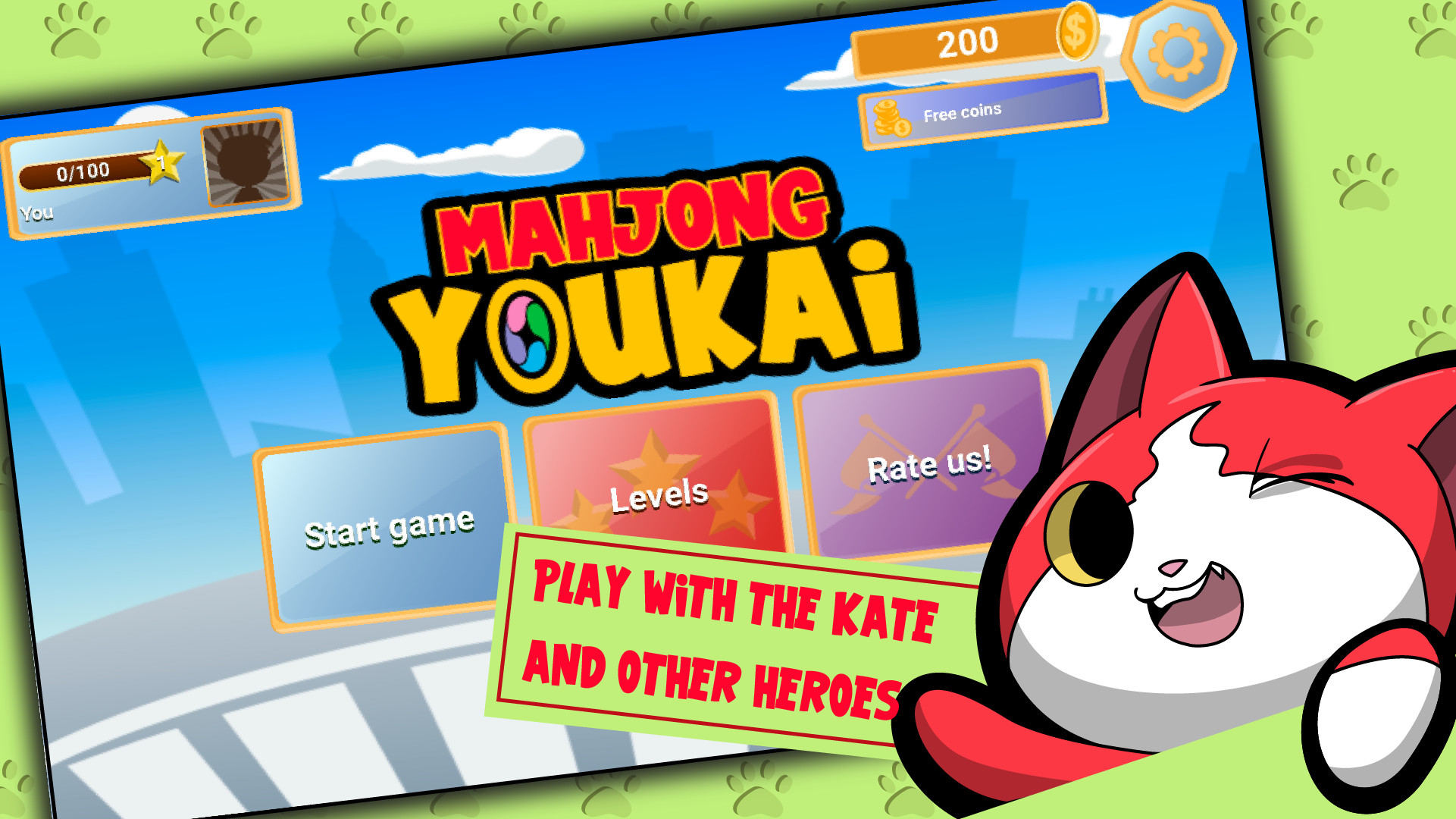 Android application Puzzle with Yo-kai watch screenshort