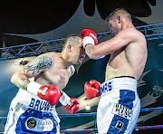 Daniel 'Billy the Kid'  Bruwer, left, and Thomas 'Tommy Gun'  Oosthuizen. Oosthuizen is ready to get back into the ring. 