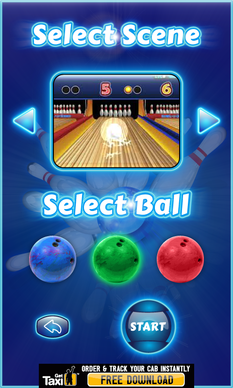 Android application New Bowling Game screenshort
