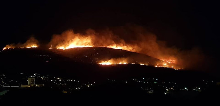Firefighters have been battling a wildfire which broke out in Paarl on Thursday, December 20 2018.