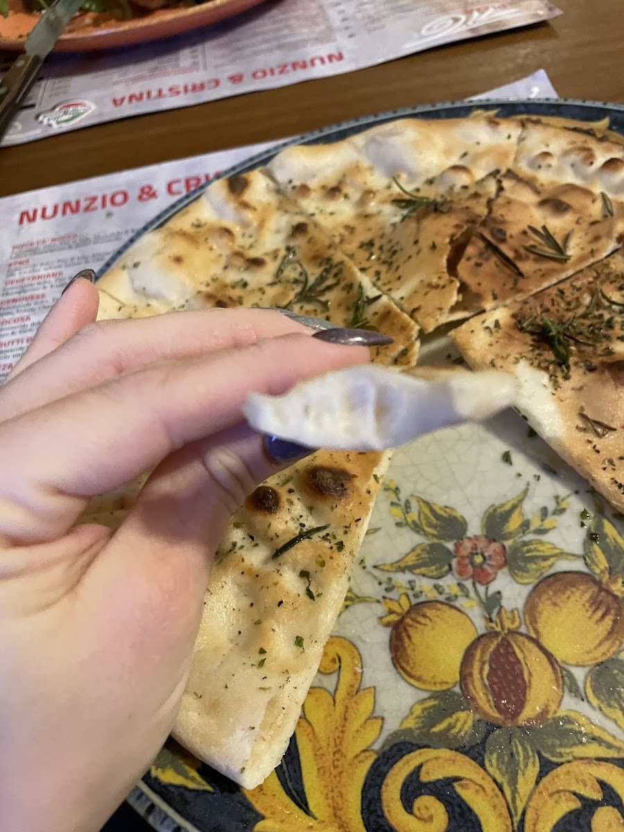 Gluten-Free at Pizzeria Sicilia in Bocca