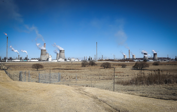 Sasol's synfuels plant in Secunda, Mpumalanga. Picture: SEBABATSO MOSAMO