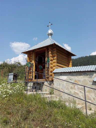 Shrine above the road