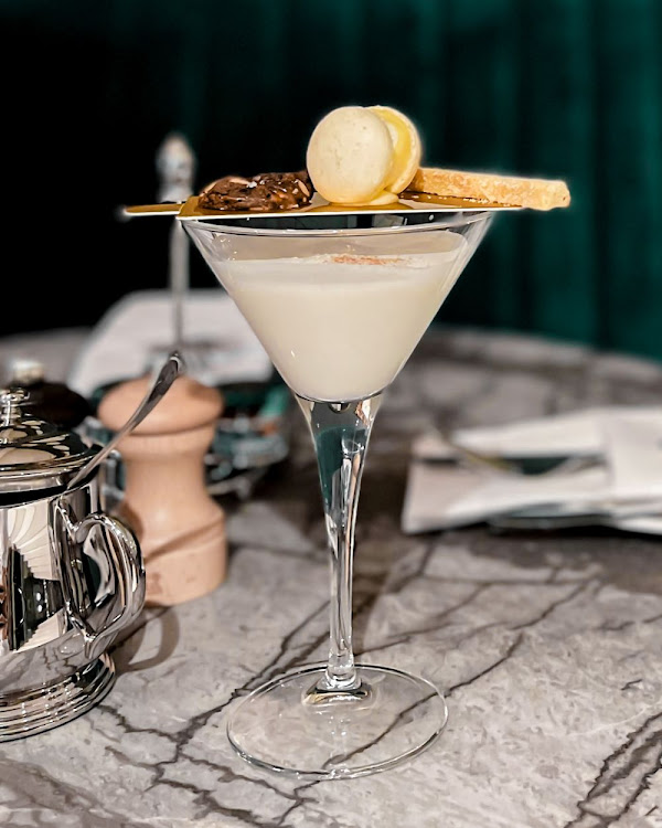 The Bailey’s Milk & Cookies cocktail.