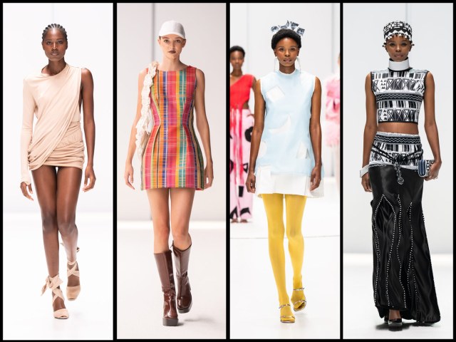 Models on the runway at SA Fashion Week Spring/Summer 2024.