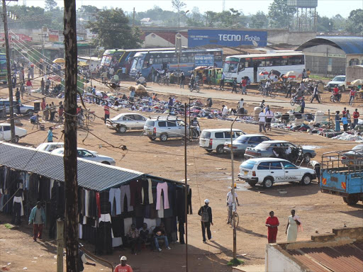An aerial view of Busia town./FILE