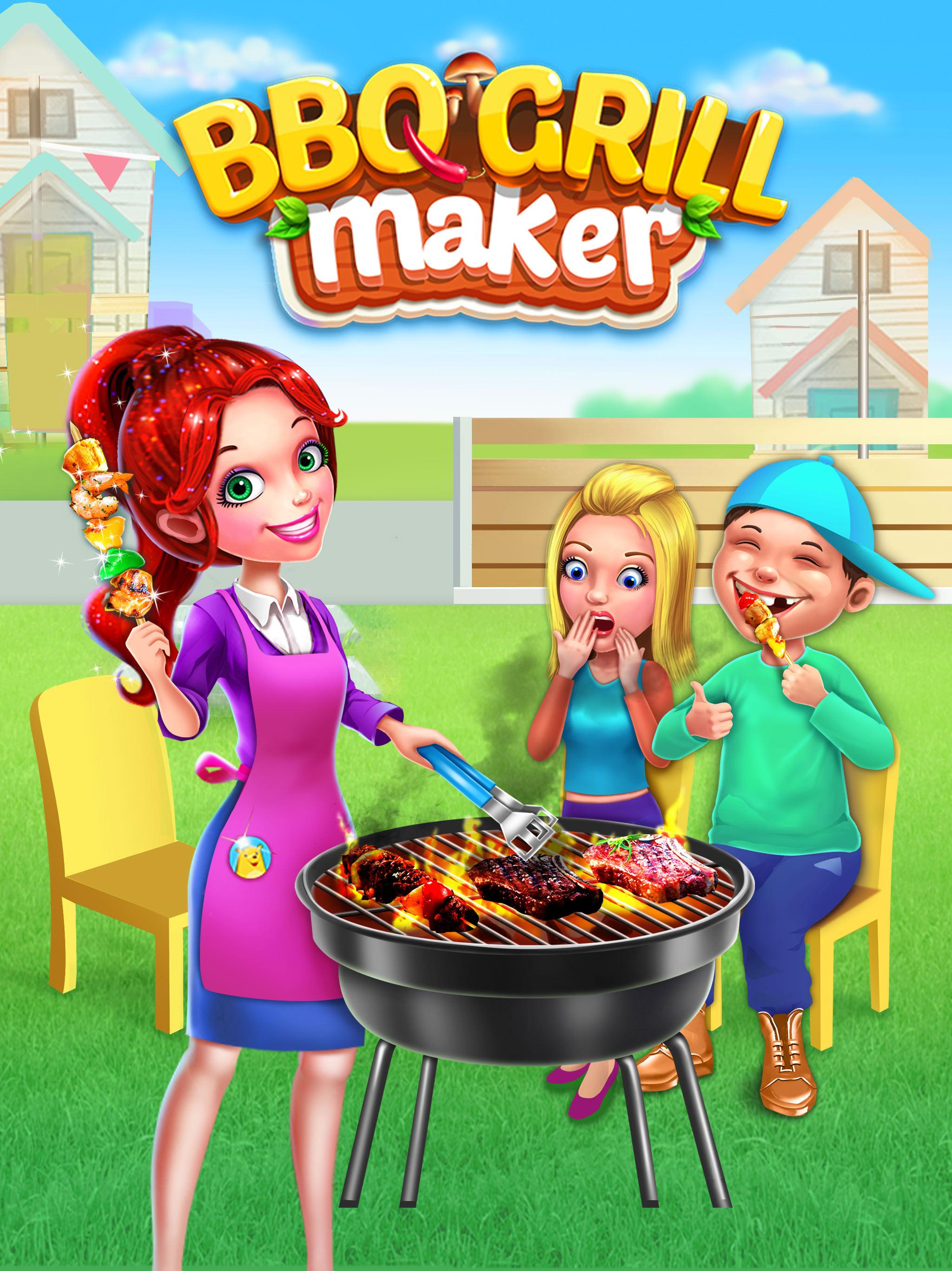 Android application BBQ Super Grill Maker &amp; Party screenshort