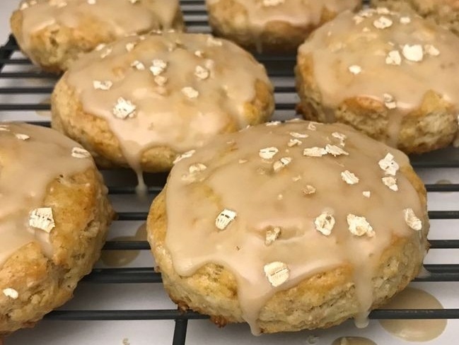 Brown Sugar Oat Scones