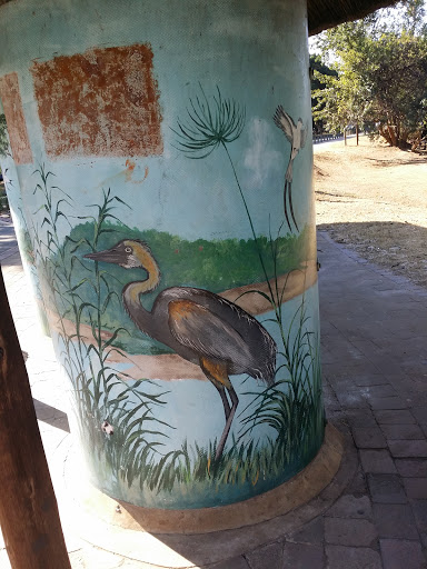 Bird Park Heron Mural