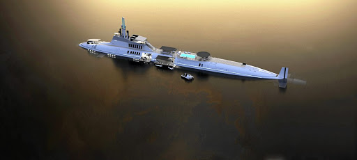 What the Migaloo private submersible yacht will look like.