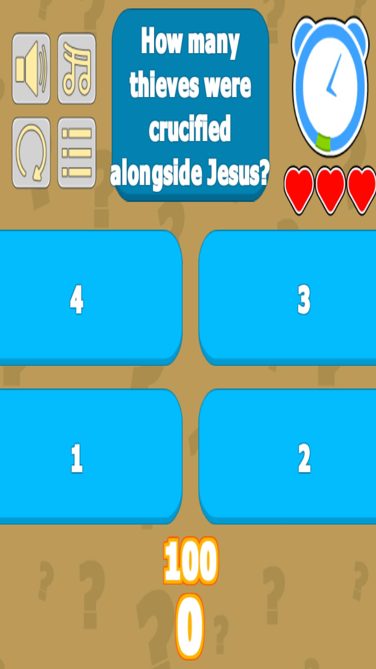 Android application Bible Trivia - Religious Quiz screenshort