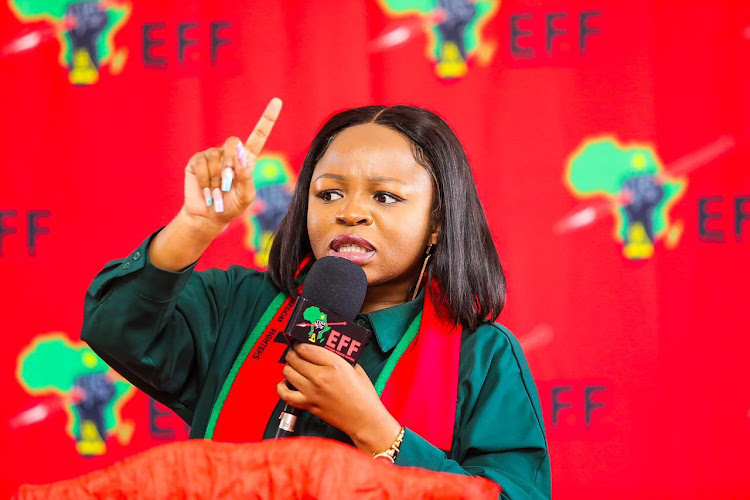 EFF MP Naledi Chirwa has issued a public apology after being fined by the party for not attending the budget speech last month due to a 'sickly baby'.