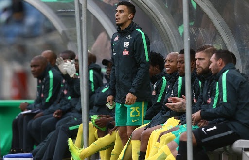 Lorenzo Gordinho during the International friendly match between South Africa and Guinea-Bissau at Moses Mabhida Stadium on March 25, 2017 in Durban, South Africa.