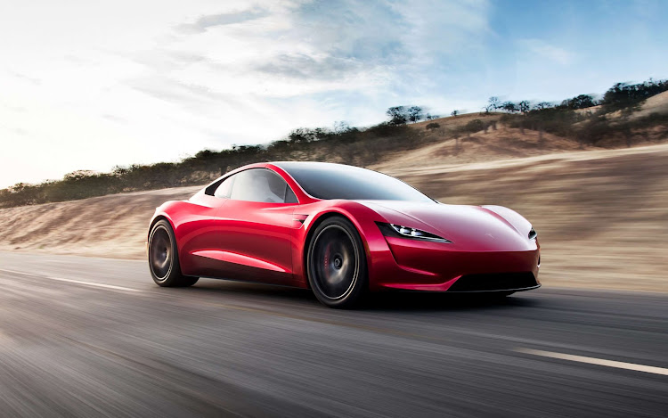 Apart from the optional ability to fly, the upcoming 2020 Tesla Roadster claims some amazing performance figures including the ability to do 0-100km/h in just 1.9 seconds. Picture: SUPPLIED