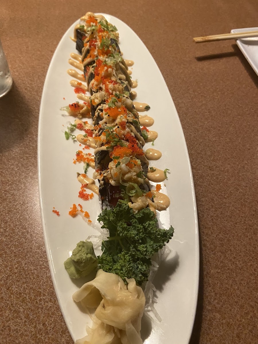 Gluten free sushi roll