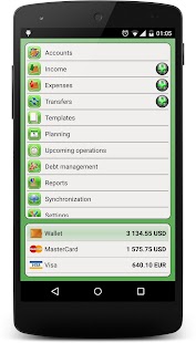Finance Manager screenshot for Android