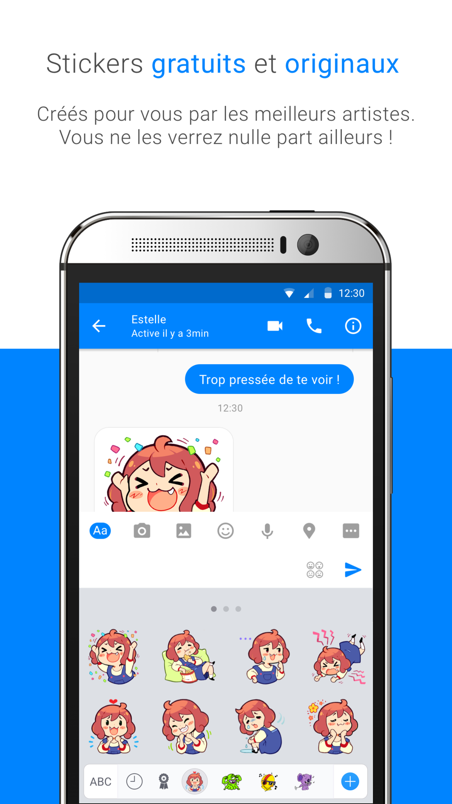 Android application StickerPicker screenshort