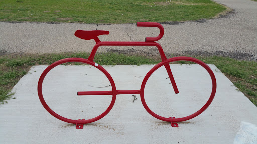 Carey Park Red Bicycle 1