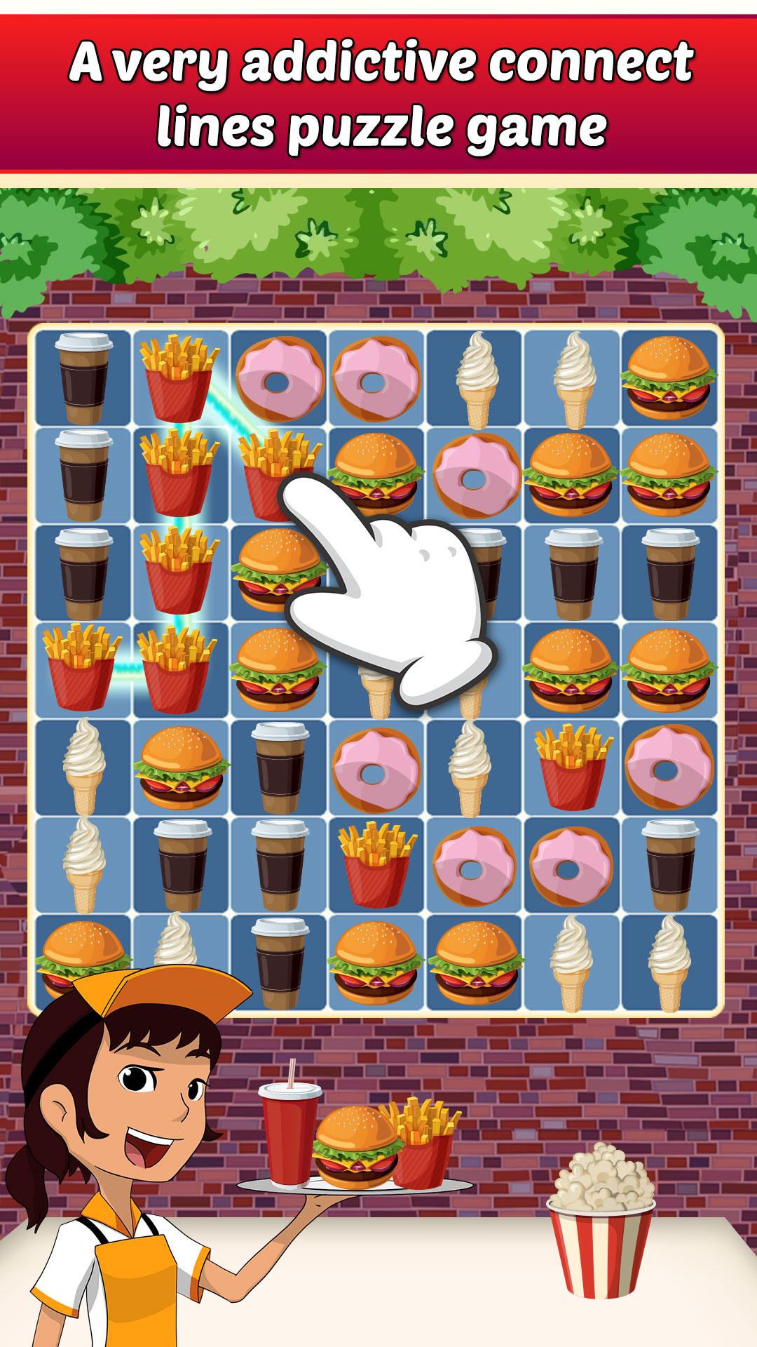 Android application Food Match Game screenshort