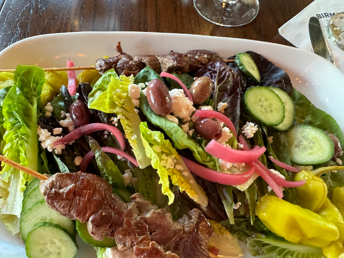 Gluten-Free Salad at Birmingham Pub