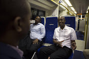 Parks Tau, makes use of public transport as part of the Ecomobility World Festival 2015 taking place in Sandton, Johannesburg. The festival offers residents and visitors an experience of a car-free precinct.