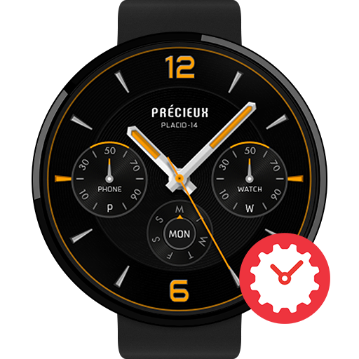 Placid-14 watchface by Precieu