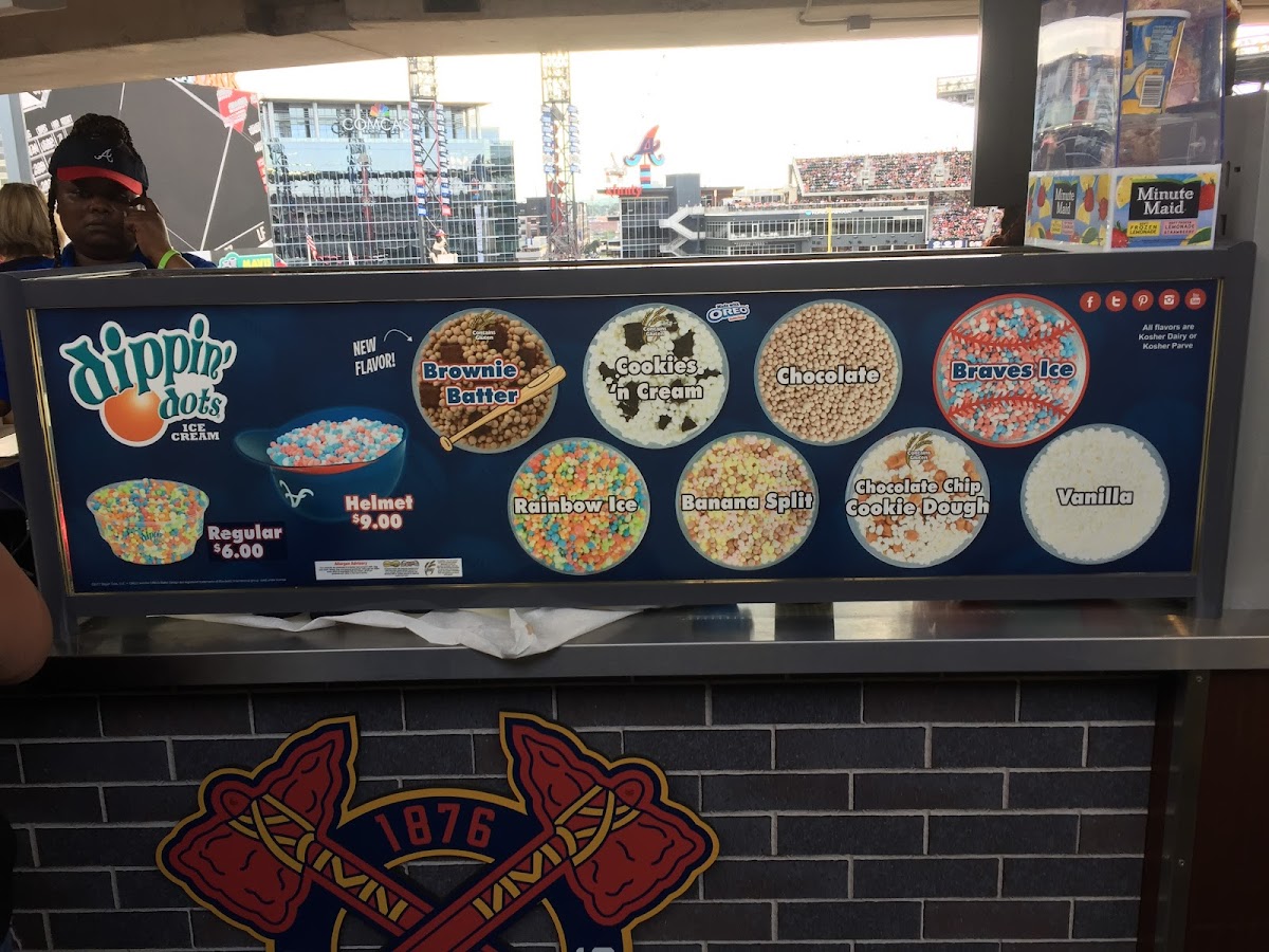 Dipping dots has a few gluten free ice cream flavors.