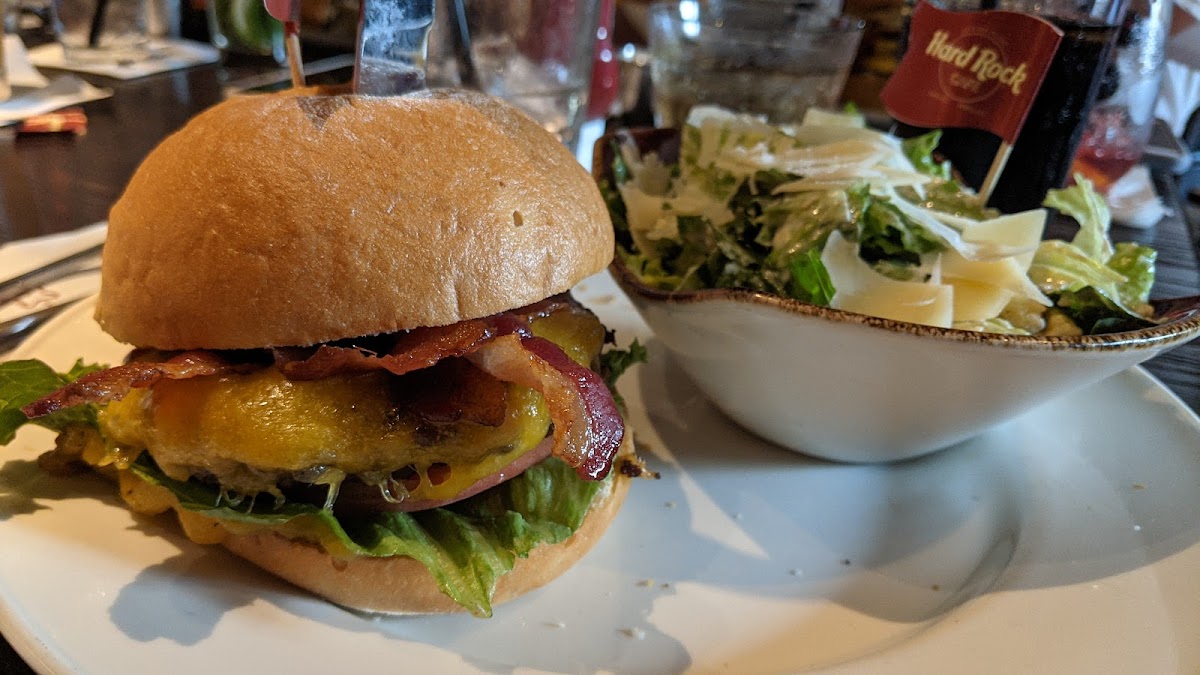 Gluten-Free Burgers at Hard Rock Cafe