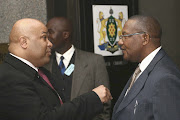 Arthur Fraser (left) and Vusi Pikoli.