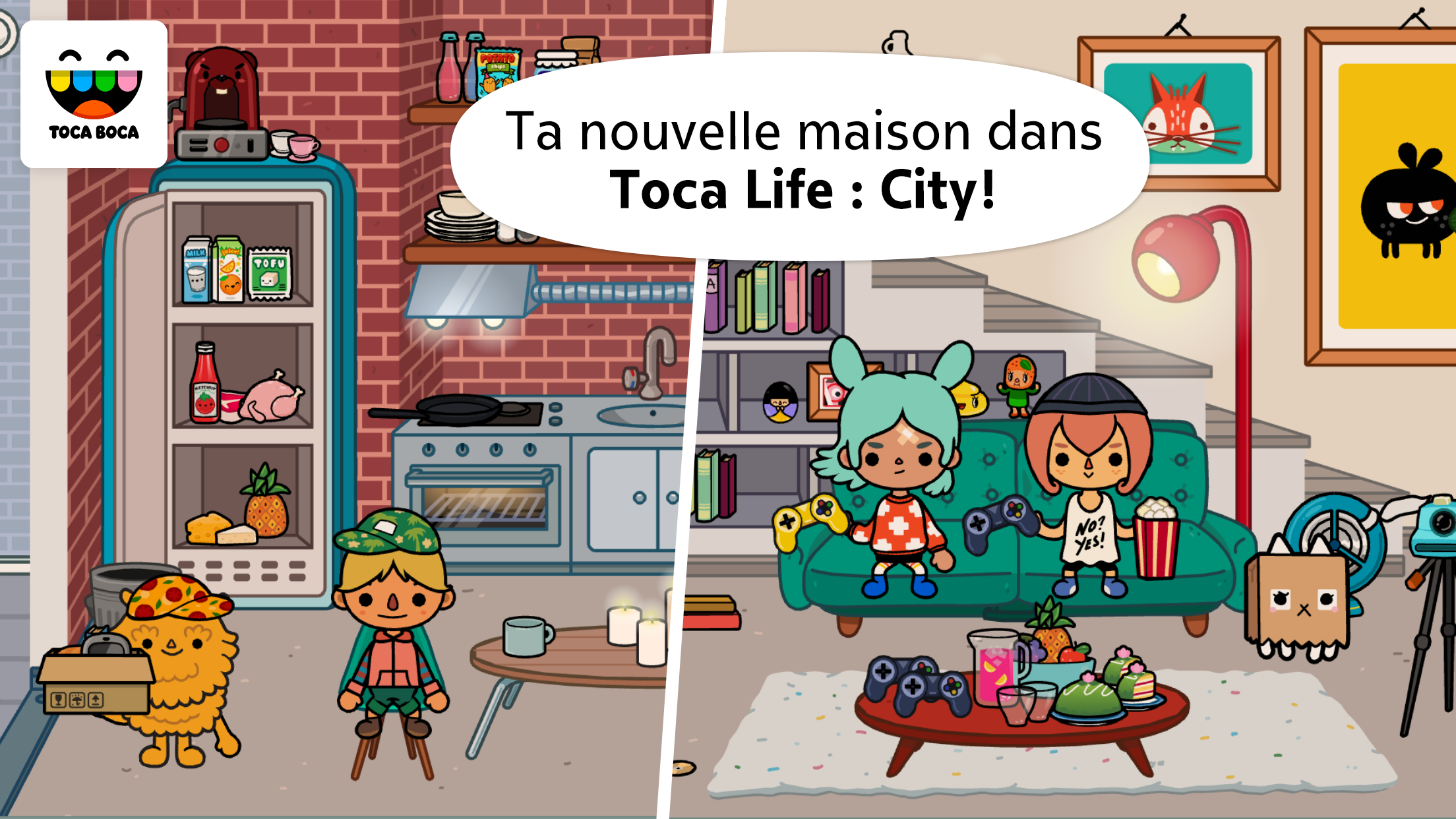 Android application Toca Life: City screenshort