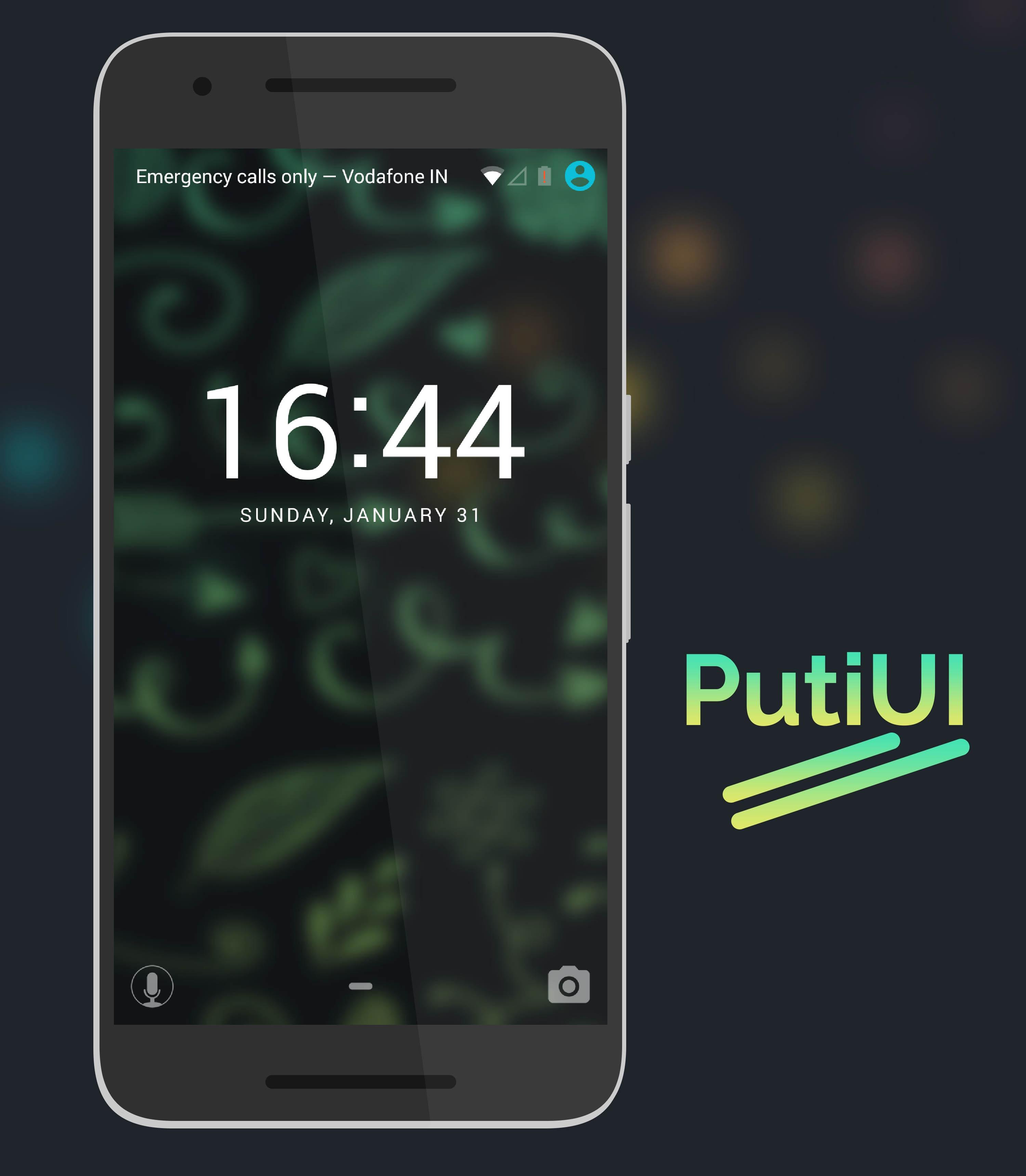 Android application PutiUI - CM13/12.1 Theme screenshort