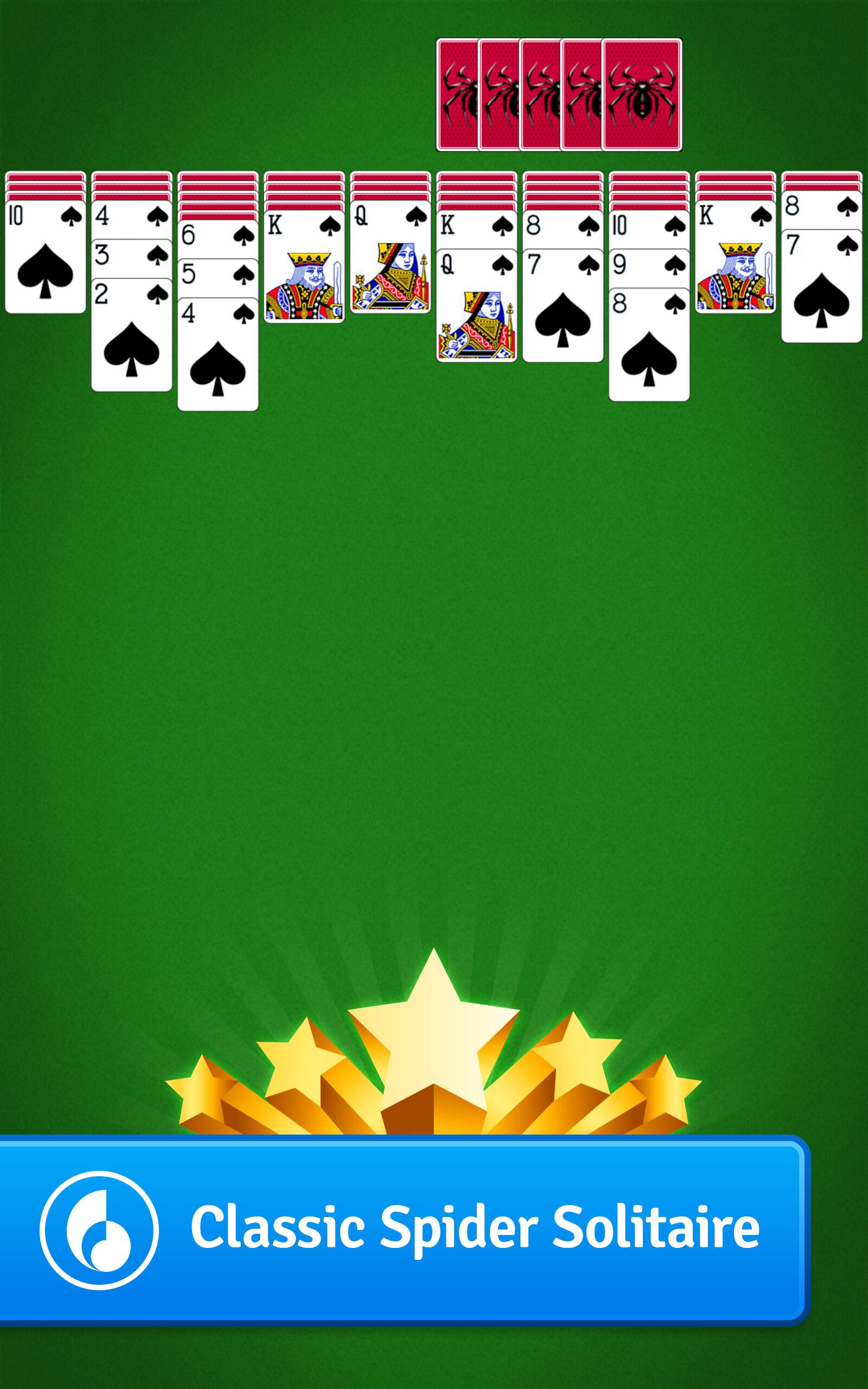 Android application Spider Solitaire: Card Games screenshort