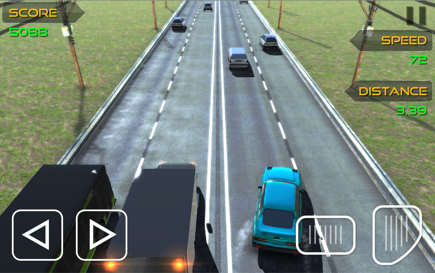Android application Highway Racer screenshort