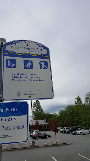 Dorothy Peacock Park Marker West