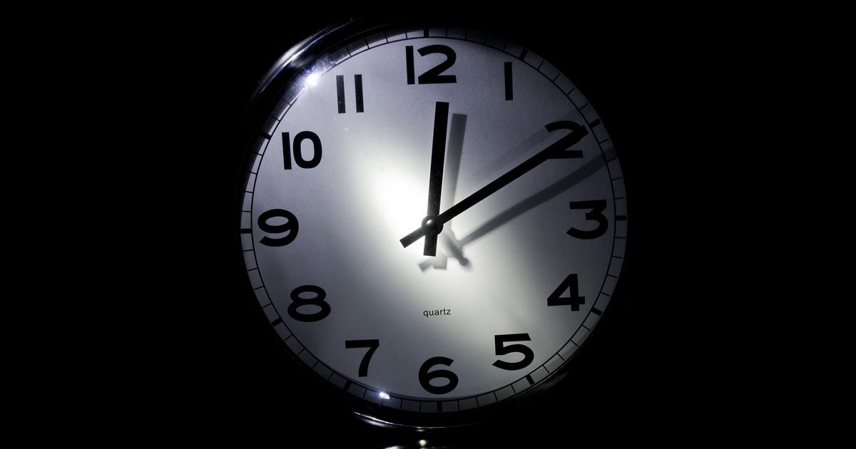 clock to show schedule