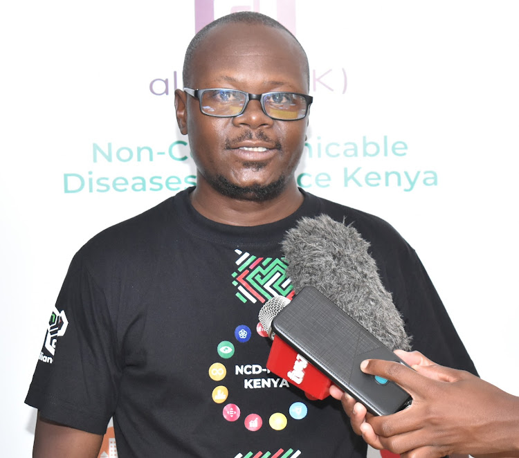Jared Owuor, Programs Officer at Non- Communicable Diseases Alliance Kenya.