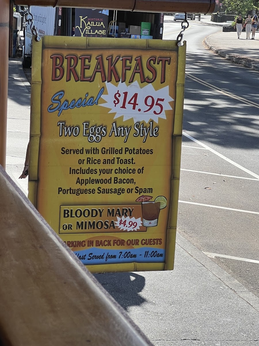 Breakfast Special  (This is what I ordered)