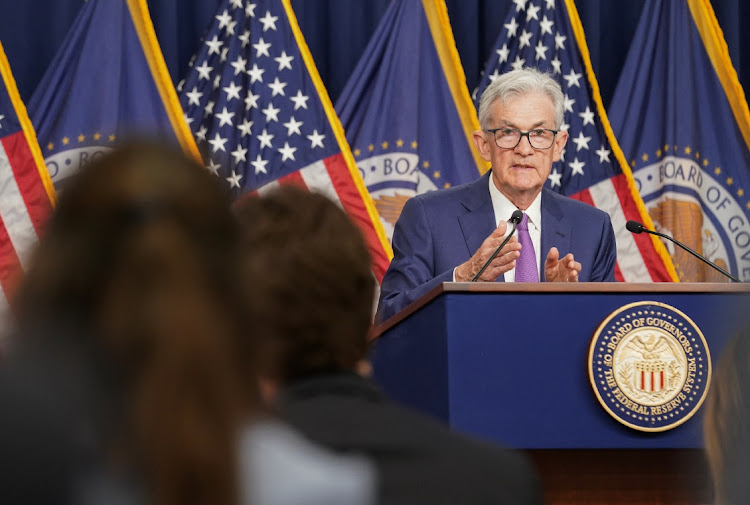 US Federal Reserve chair Jerome Powell holds a press conference in Washington, the US, May 1 2024. Picture: REUTERS/KEVIN LAMARQUE