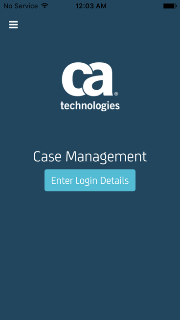 Android application CA Case Management screenshort