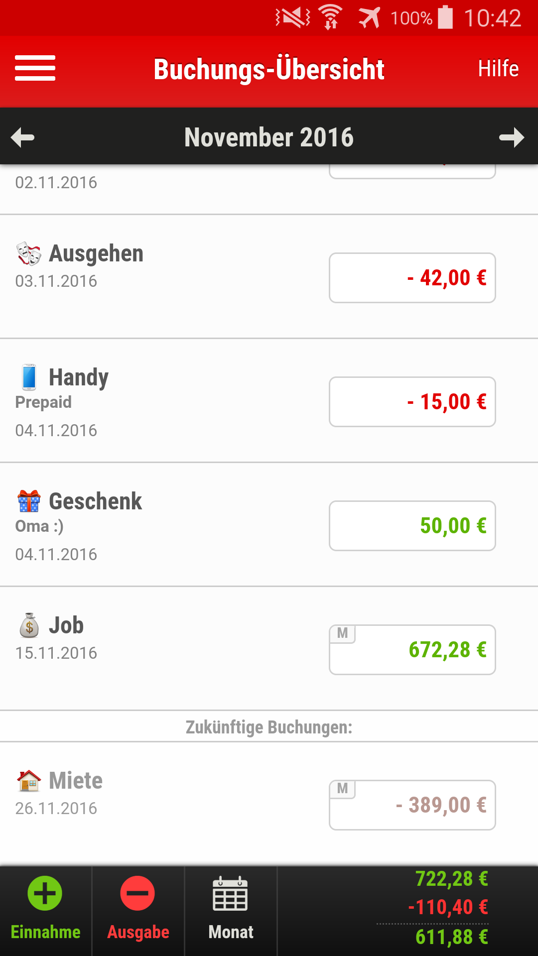 Android application Finanzchecker – Geld im Blick screenshort