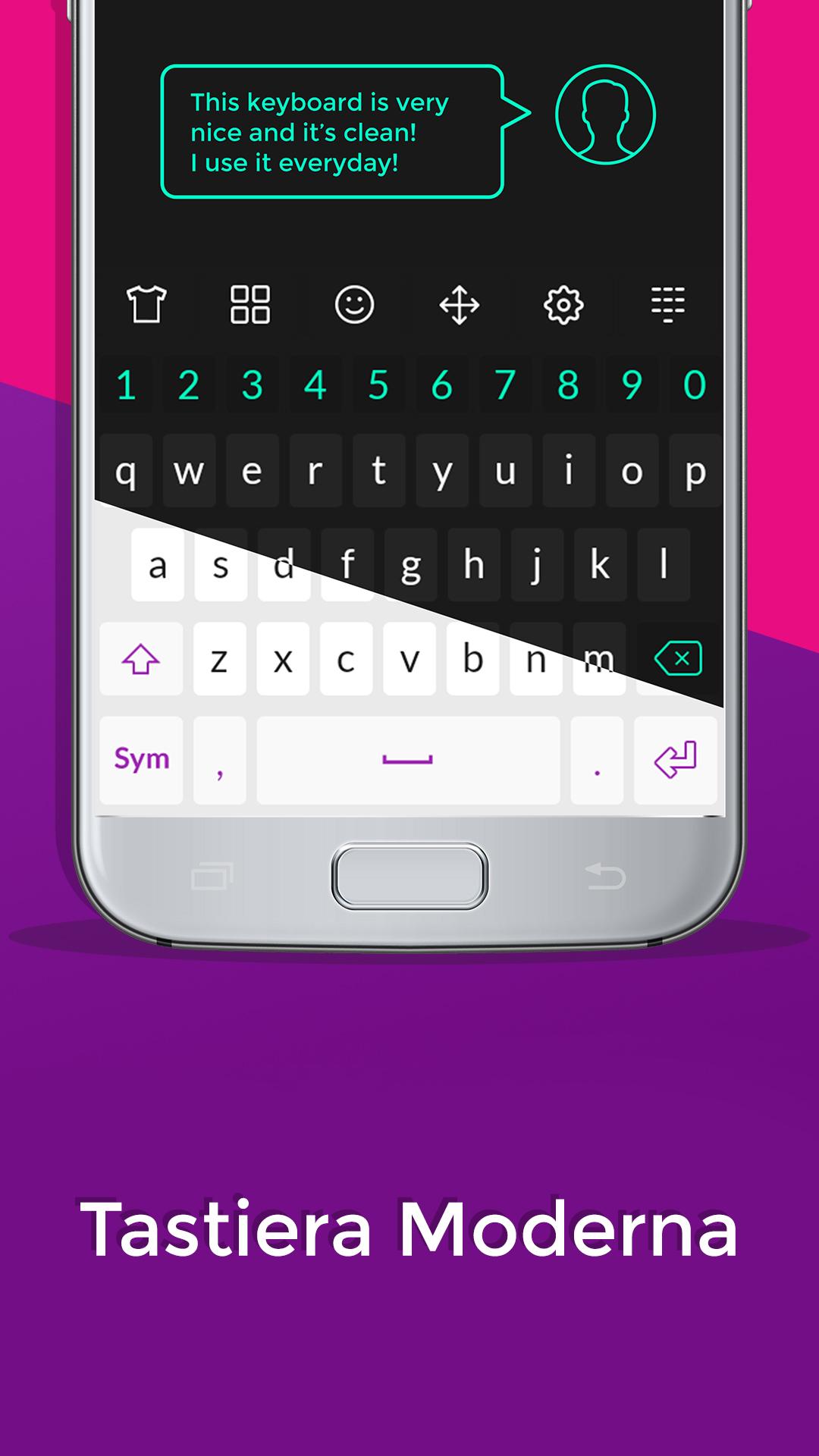 Android application Red Keyboard Themes & Wallpapers screenshort