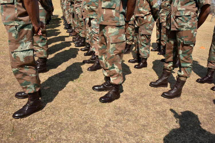 President Cyril Ramaphosa has authorised the extension of the employment of 1,198 members of the SANDF for service in the DRC. File photo.