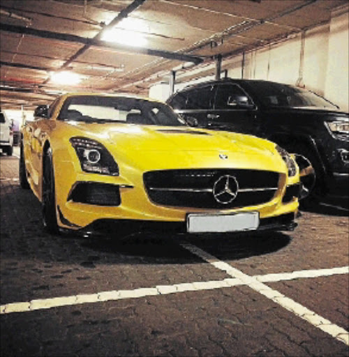 HOT RIDE: Carmol directors allegedly own a fleet of luxury cars, including a R3.5-million Mercedes-Benz SLS AMG Black Series, one of six in SA