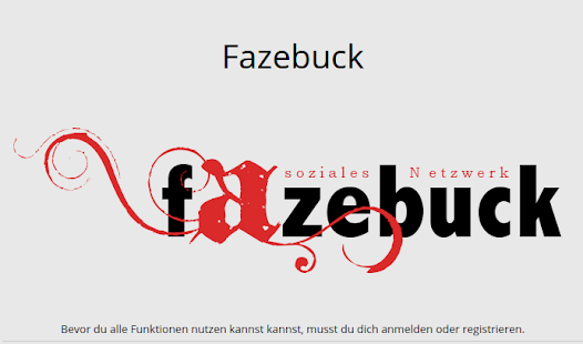 Fazebuck Screenshot