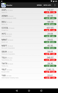 Stock Value Analyzer Pro screenshot for Android