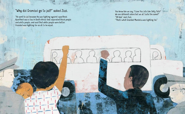 'Grandad Mandela' was illustrated by award-winning artist Sean Qualls.