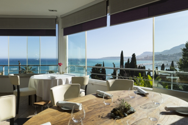 The view from Mirazur, the French eatery recently voted the World's Best Restaurant.