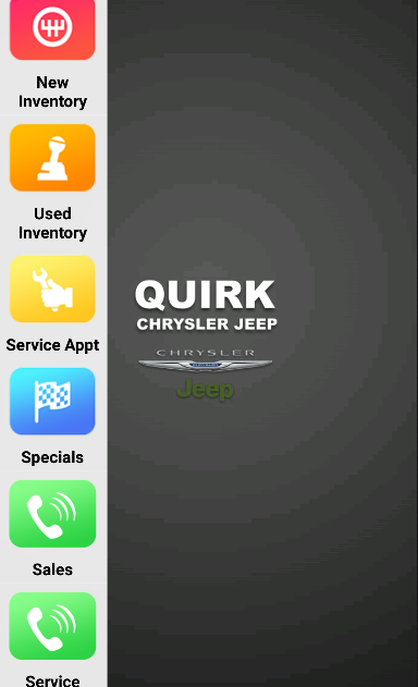 Android application Quirk Chrysler Jeep screenshort